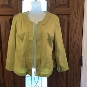 💚3/$25 Sunny Leigh size 10 lime green blazer